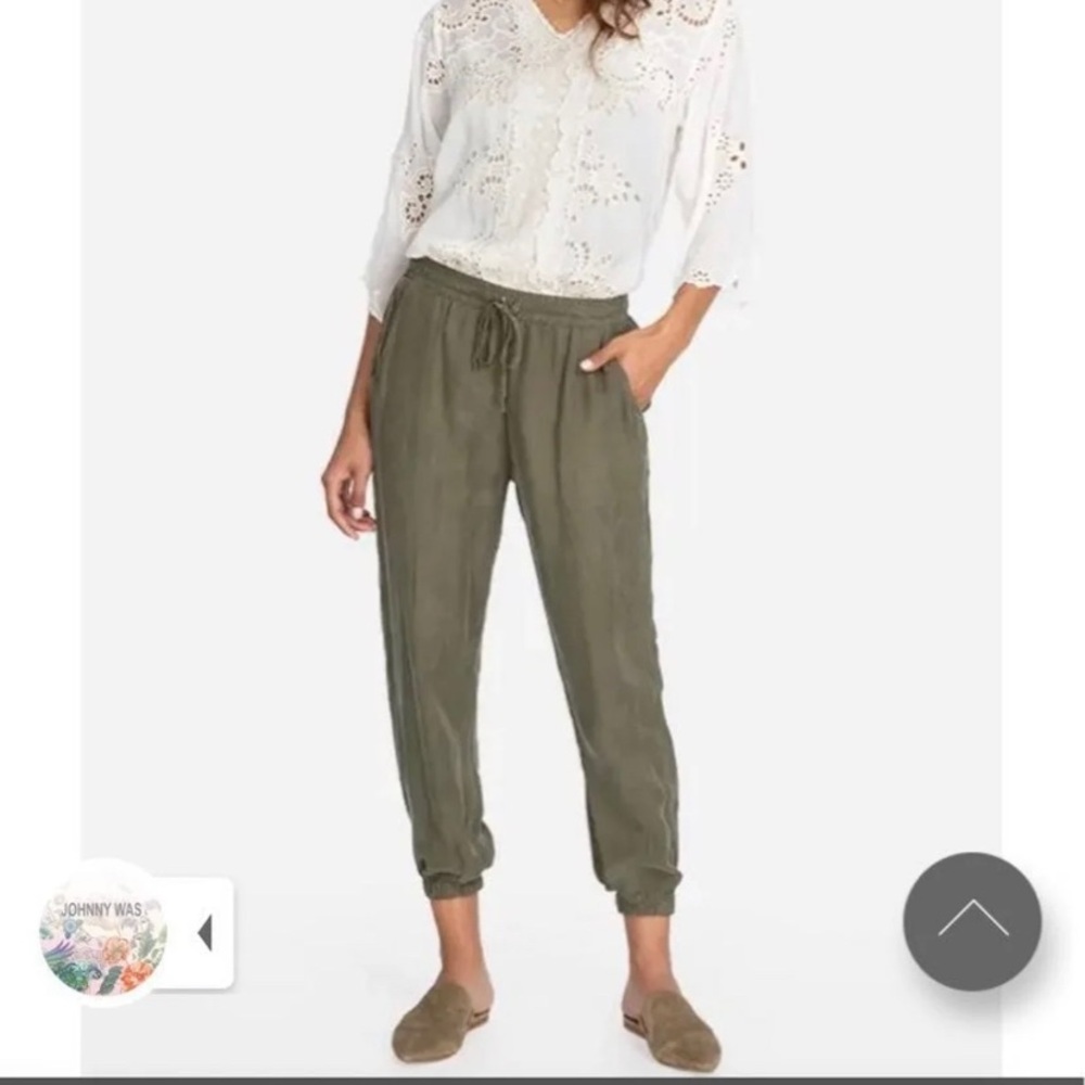 Johnny was Alice jogger XL in vintage green